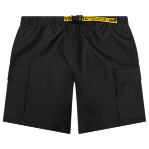 Off-White Classic Industrial Cargo Swimshorts 'Black/Yellow'