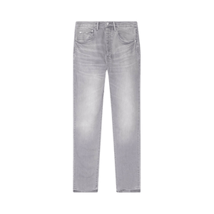 PURPLE BRAND Mid Rise Straight Jean 'Faded Grey'