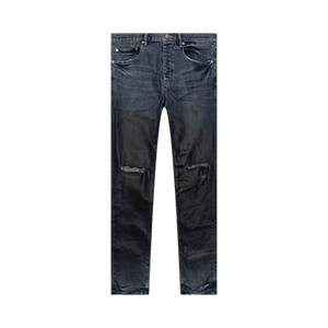 PURPLE BRAND Ripped Gradient Slim Fit Jeans 'Mid Indigo'