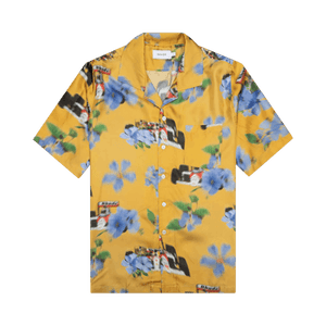 Rhude Loix Silk Shirt 'Yellow/Multicolor'