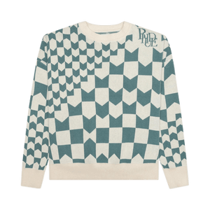 Rhude Cashmere Racing Crewneck 'Ivory/Spa'