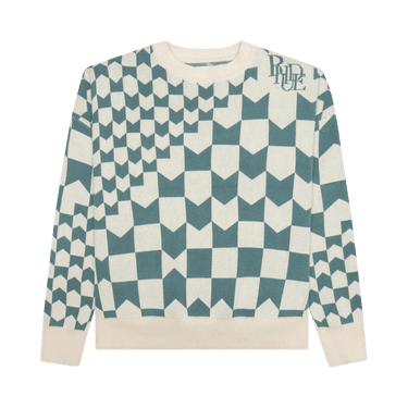 Rhude Cashmere Racing Crewneck 'Ivory/Spa'
