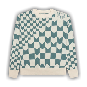Rhude Cashmere Racing Crewneck 'Ivory/Spa'