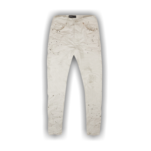 PURPLE BRAND Paint Blowout Denim Pants 'White'