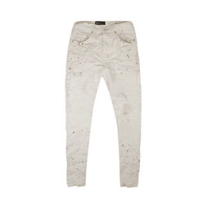 PURPLE BRAND Paint Blowout Denim Pants 'White'