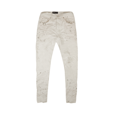 PURPLE BRAND Paint Blowout Denim Pants 'White'
