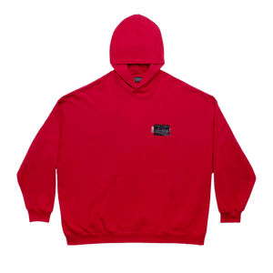 Balenciaga Large Fit Hoodie 'Red/White/Blue'