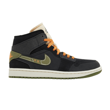 Air Jordan 1 Mid SE Craft 'Anthracite Light Olive'