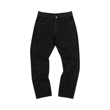 Pleasures Impact Striped Denim 'Black'