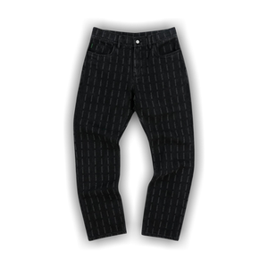 Pleasures Impact Striped Denim 'Black'