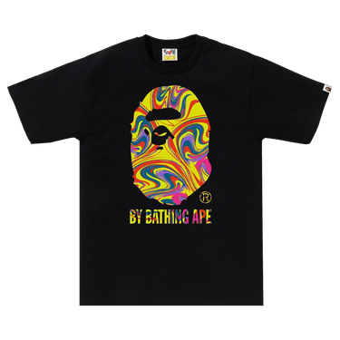 BAPE Marbling By Bathing Ape Tee 'Black'