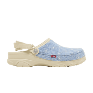 Levi's x Crocs Classic All-Terrain Clog 'Sashiko - Bone Blue'
