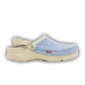Levi's x Crocs Classic All-Terrain Clog 'Sashiko - Bone Blue'