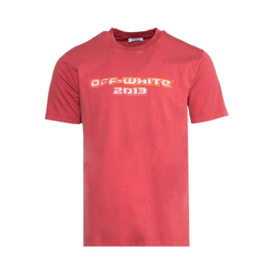 Off-White Digit Bacchus Slim Short-Sleeve Tee 'Rio Red/Multicolor'