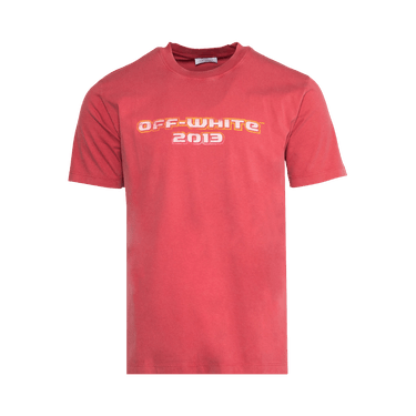 Off-White Digit Bacchus Slim Short-Sleeve Tee 'Rio Red/Multicolor'