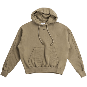 Off-White Off Stitch Skate Hoodie 'Beige/Black'