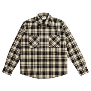 Off-White Check Flannel Shirt 'Beige/Black'
