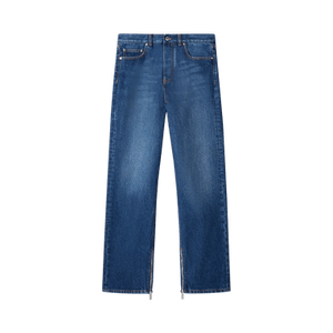 Off-White Arrow Tab Zip Detail Skate Jeans 'Medium Blue'