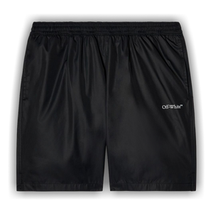 Off-White Arrow Surfer Swimshorts 'Black/White'