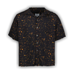 Rhude Rayon Tortoise Shirt 'Black/Multicolor'