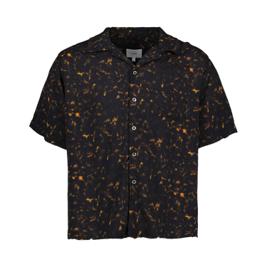 Rhude Rayon Tortoise Shirt 'Black/Multicolor'