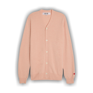Comme des Garçons PLAY Small Heart Cardigan 'Light Pink'