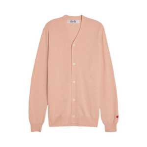 Comme des Garçons PLAY Small Heart Cardigan 'Light Pink'