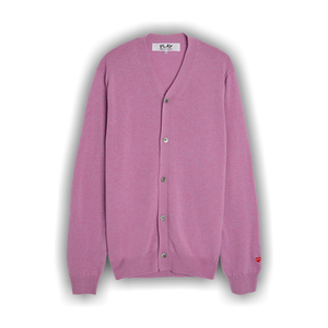 Comme des Garçons PLAY Small Heart Cardigan 'Purple'