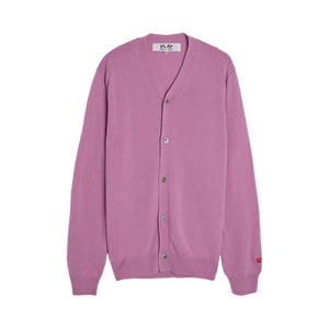 Comme des Garçons PLAY Small Heart Cardigan 'Purple'