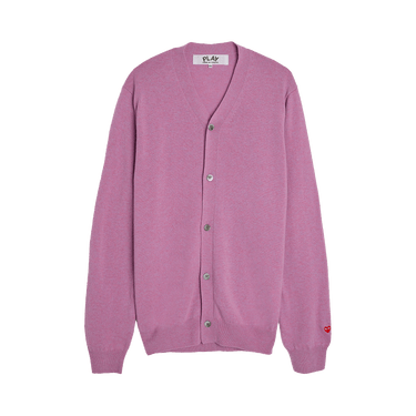 Comme des Garçons PLAY Small Heart Cardigan 'Purple'