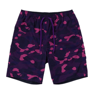 BAPE Color Camo Shark Reversible Shorts 'Purple'