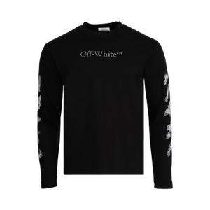 Off-White Diags Bit Book Skate Long-Sleeve Tee 'Black/White'