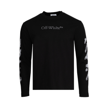 Off-White Diags Bit Book Skate Long-Sleeve Tee 'Black/White'
