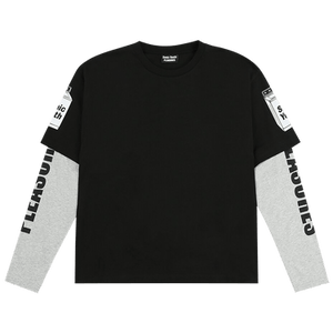 Pleasures Becuz Layered Long-Sleeve 'Black/Grey'