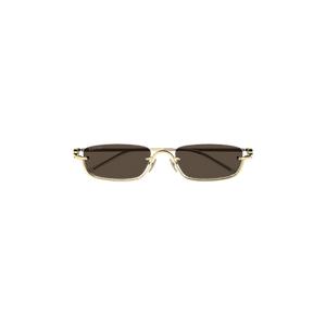 Gucci Rectangular Frame Sunglasses 'Brown'