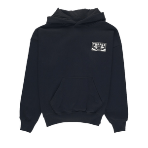 PURPLE BRAND Heavyweight Fleece Hoodie 'Black'