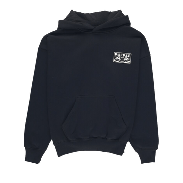 PURPLE BRAND Heavyweight Fleece Hoodie 'Black'