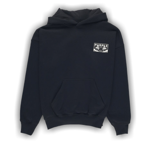PURPLE BRAND Heavyweight Fleece Hoodie 'Black'