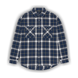 PURPLE BRAND Plaid Flannel Shirt 'Black'