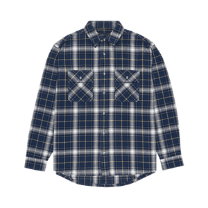 PURPLE BRAND Plaid Flannel Shirt 'Black'