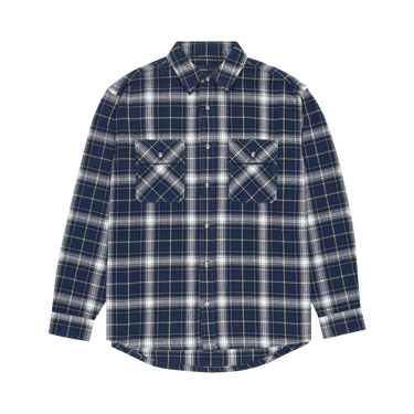 PURPLE BRAND Plaid Flannel Shirt 'Black'