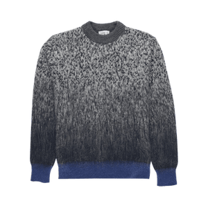 Off-White Mohair Degrade Arr Knit Crew 'Anthracite'