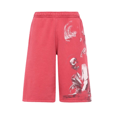 Off-White St. Matthew Over Sweatshort 'Rio Red/Green'