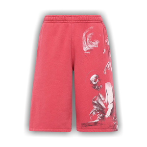 Off-White St. Matthew Over Sweatshort 'Rio Red/Green'