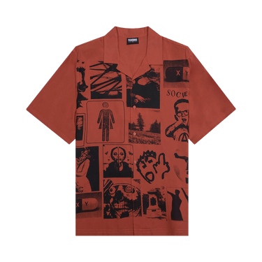 Pleasures Choices Camp Collar Button Down 'Orange'