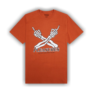 Pleasures Don't Care Tee 'Texas Orange'