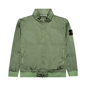Stone Island Waffen Patch Foldable Hooded Zip Up Jacket 'Sage'