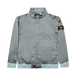 Stone Island Waffen Patch Foldable Hooded Zip Up Jacket 'Sky Blue'