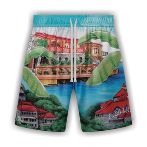 Amiri Eden Rock Silk Short 'Multicolor'