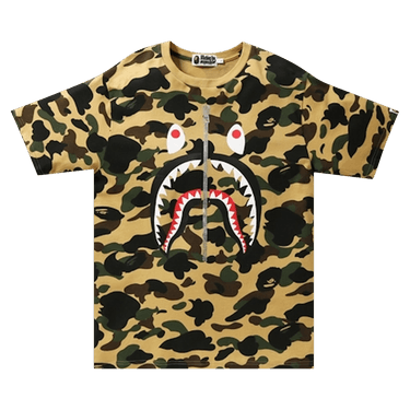 BAPE 1st Camo Shark Tee 'Yellow'